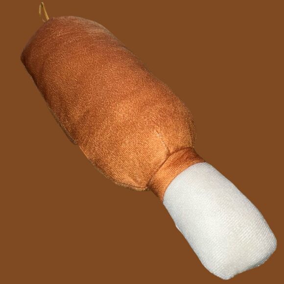 Corn Dog Plush Corny Carnival Fair Food Stuffed Toy Hanging Loop 13” - Picture 2 of 5